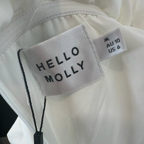 Idolise Off Shoulder Frill Midi Dress - Hello Molly - Picture 3 of 3